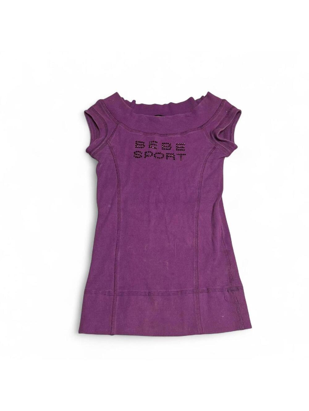 y2k bebe purple top
